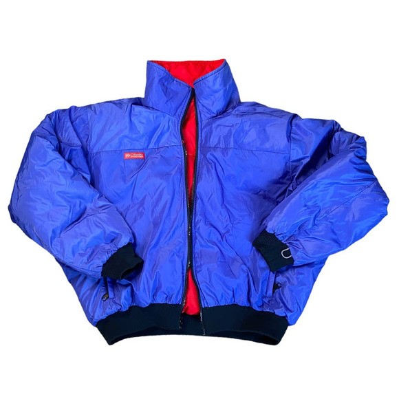 Columbia Other - Vintage 80s Columbia Radial Sleeve Reversible Snow Bomber Jacket Medium Purple